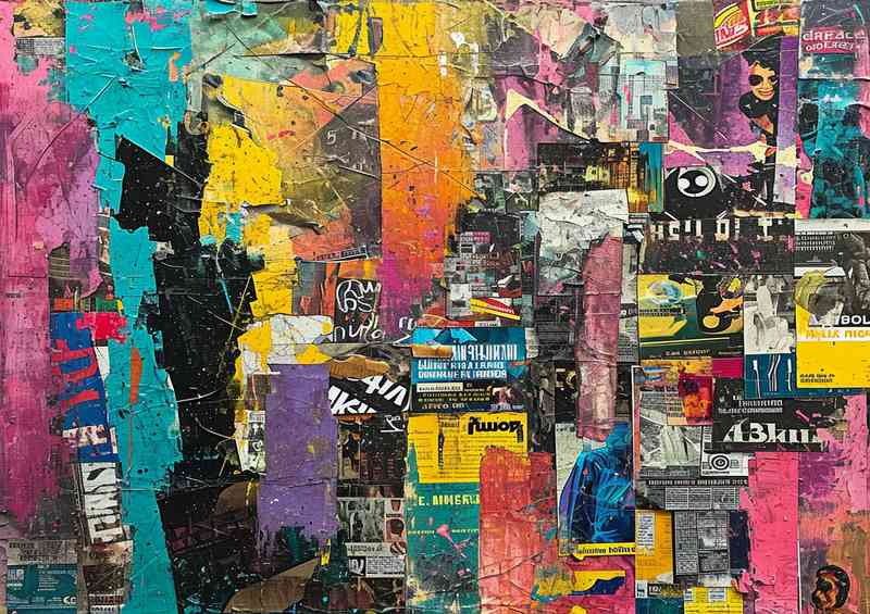 A Painting style of mixed art | Di-Bond