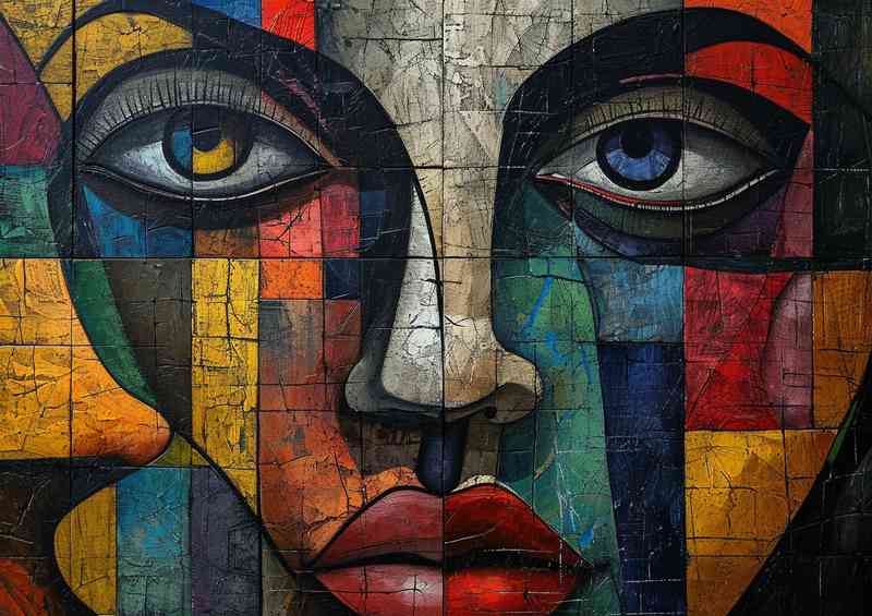 Face painting with mixed coloured art | Di-Bond