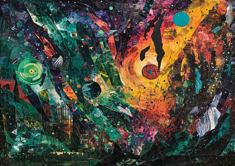 Its all about the mixed media art | Metal Poster