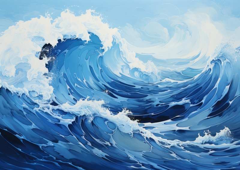 Rough seas with bigh swells | Di-Bond