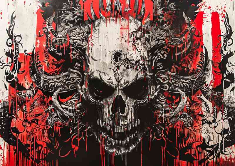 The Devil painting style dark | Poster