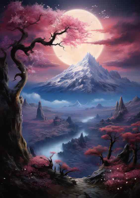 Blooming Peaks A Journey Through Japans Mountains | Poster
