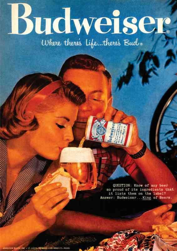 Bud the evening drink | Di-Bond
