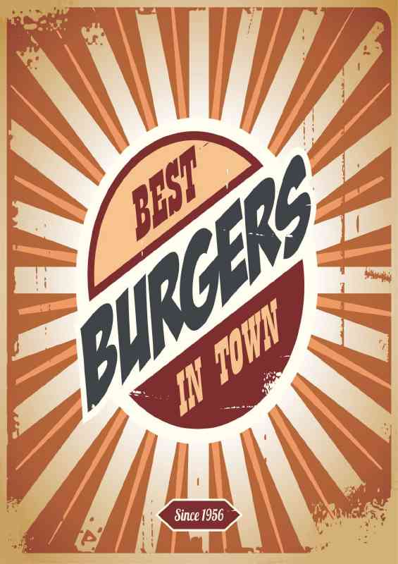 Dont forget your burgers | Metal Poster