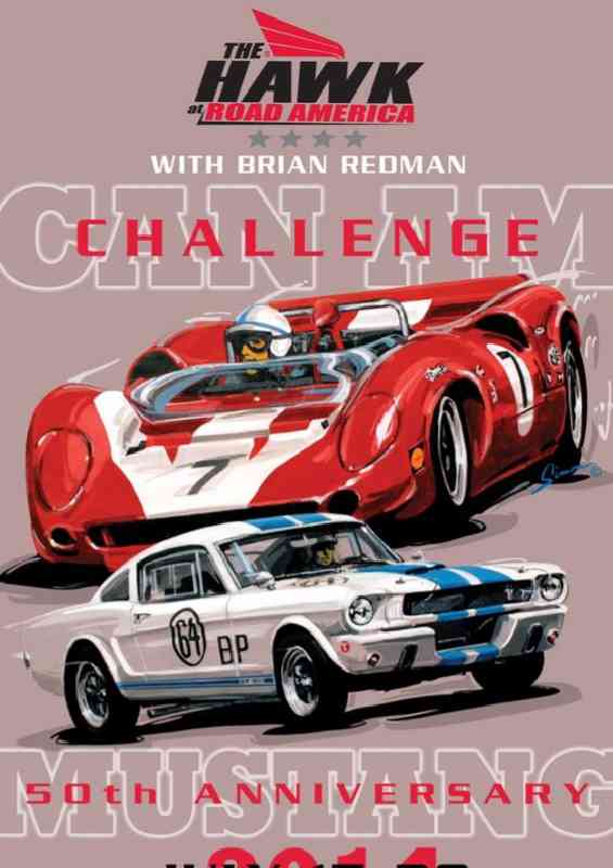 Mustang racing | Metal Poster