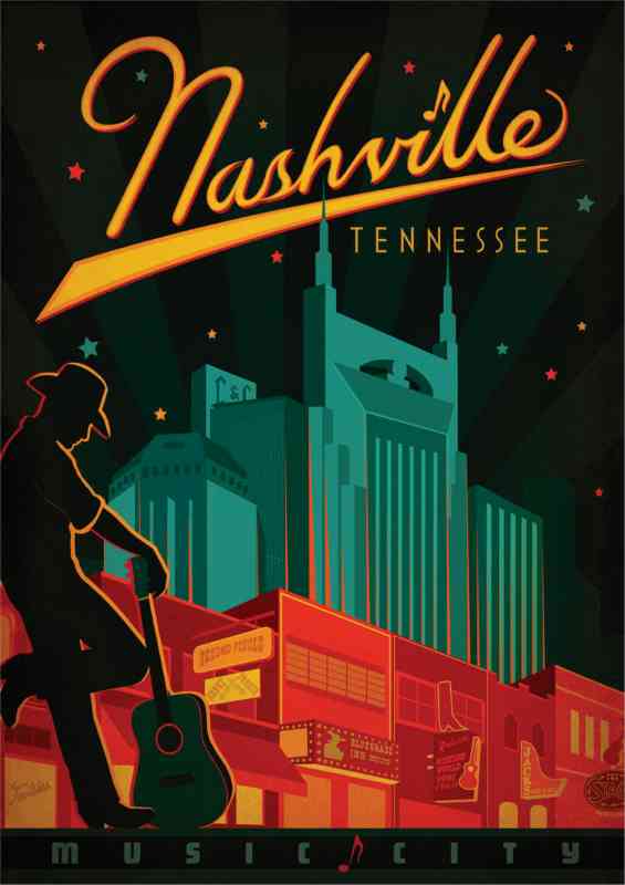Nashville the country music city | Canvas
