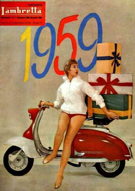The little red scooter | Canvas
