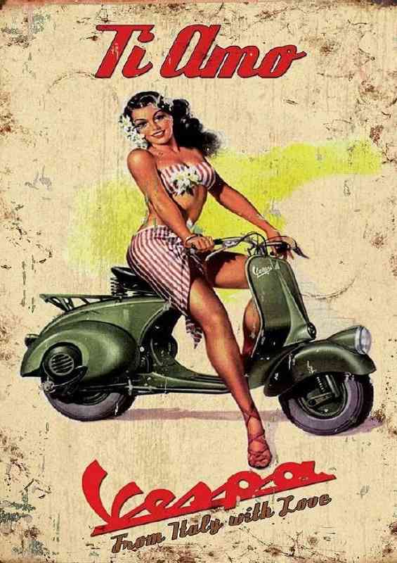 Vespa twist and go | Canvas