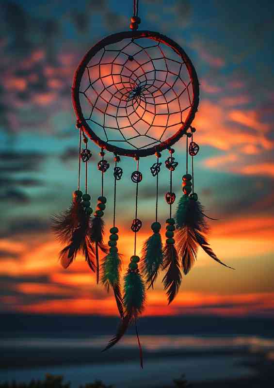Dream catcher in the night sky | Di-Bond
