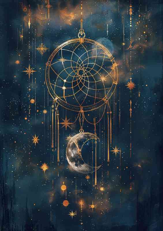 Dream catcher with sky and stars | Canvas