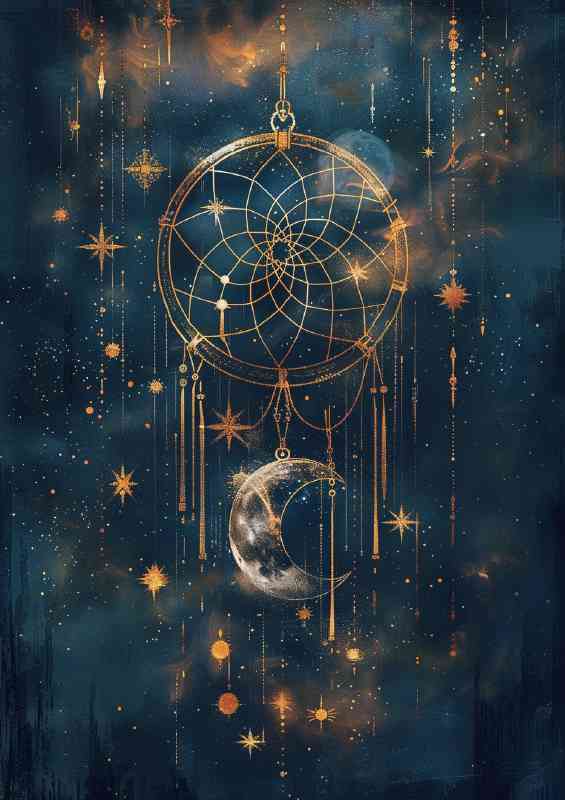 Dream catcher with sky and stars | Poster