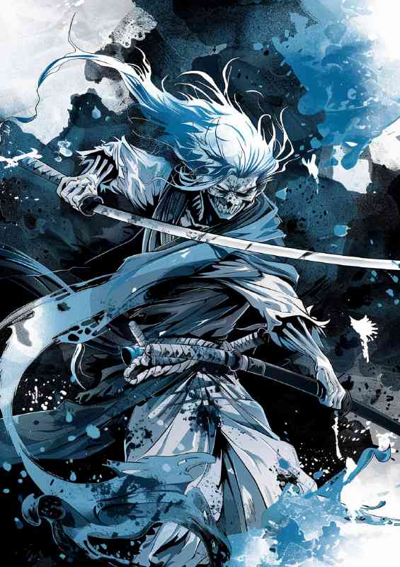 Bleach anime fighting with sword | Poster