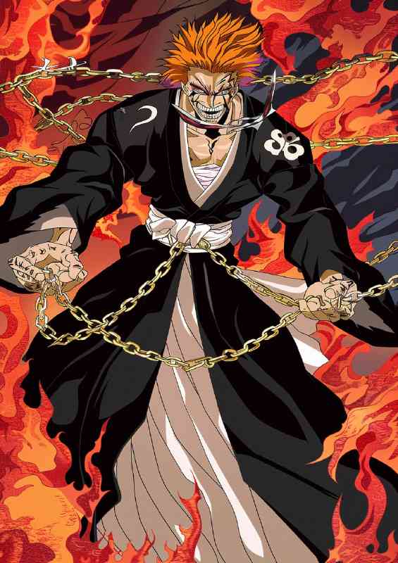 Bleach anime is in a red hell | Metal Poster