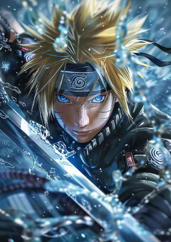 Character Sasuke U with blue eyes | Poster