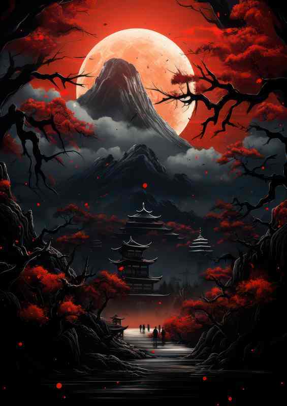 Embracing the Beauty of Japan Sakura Summits and Streams | Poster