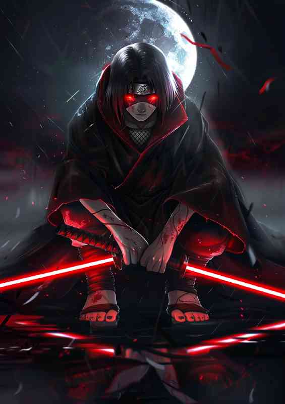 Itachi Uchiha anime style | Poster