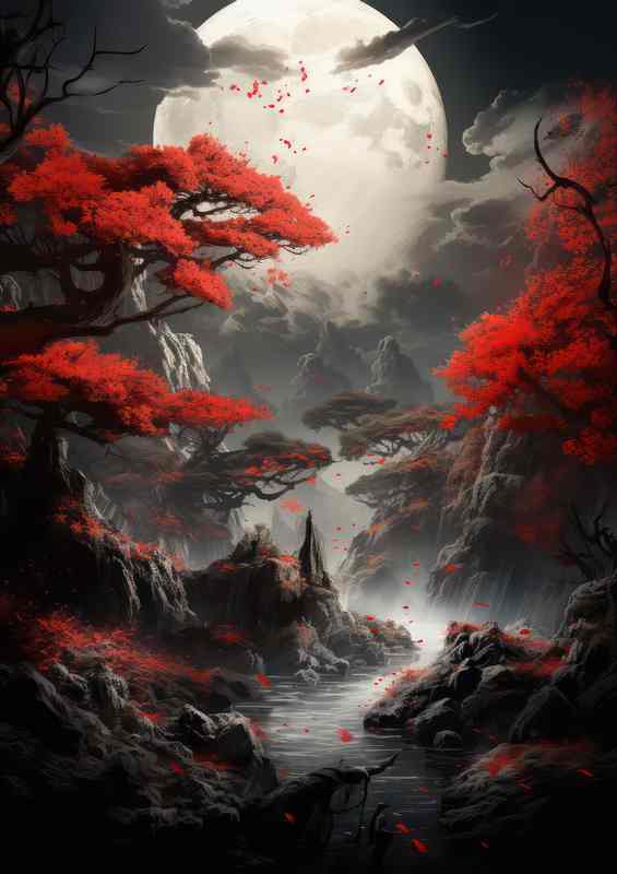 Hanami Hideaways Secluded Cherry Blossom | Poster