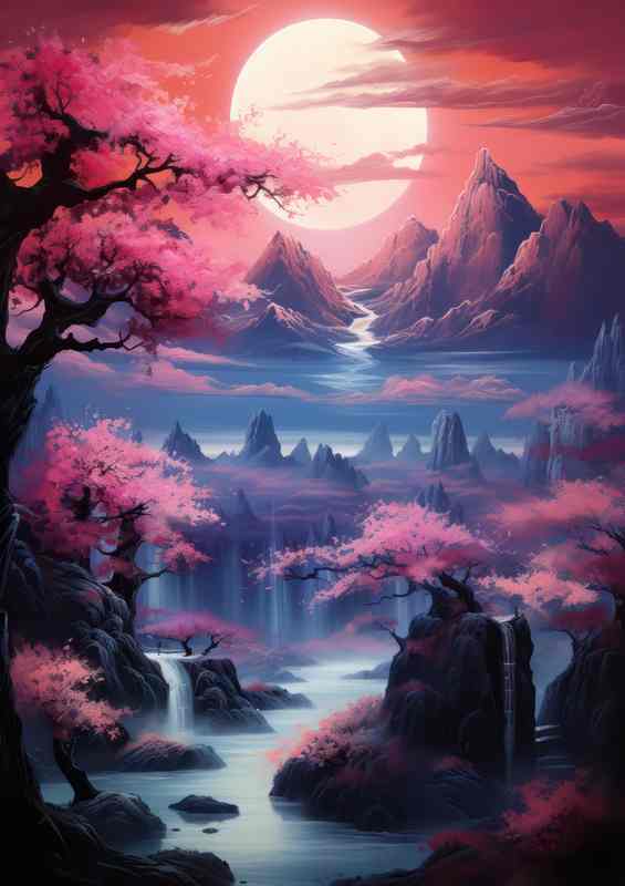 Hanami Hikes Best Mountain Trails for Cherry Blossom Viewing | Poster