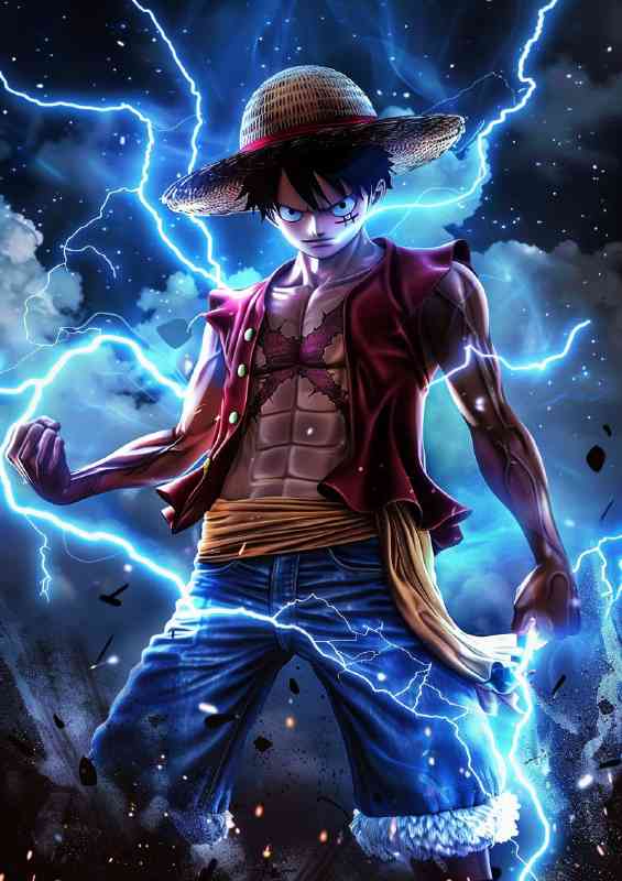 Monkey D Luffy lightning | Poster