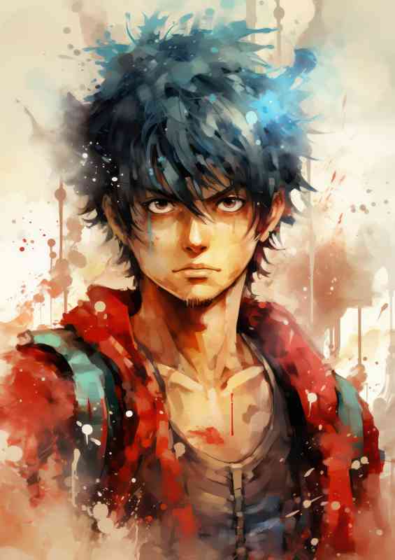 Poster one piece watercolour style | Di-Bond