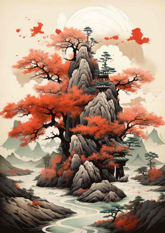 Hanami by the Water Japan's Best Blossom Viewing | Poster