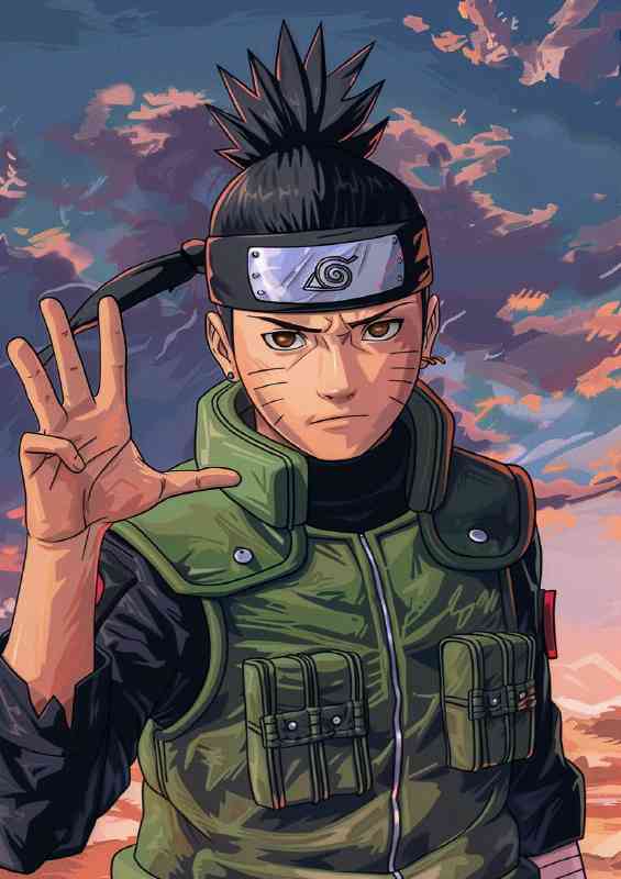 Young Shikamaru Nara | Metal Poster