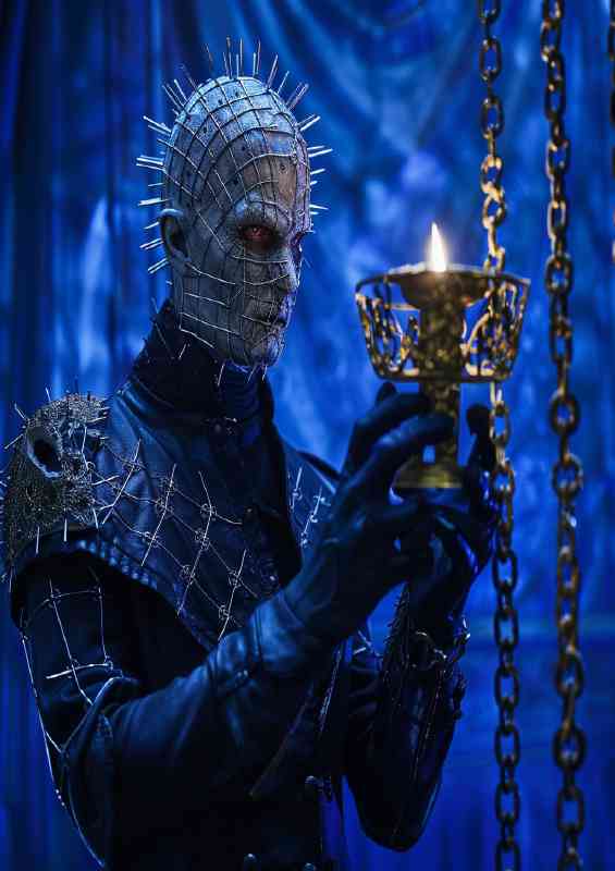 Hellraisers pinhead holding an open golden | Canvas