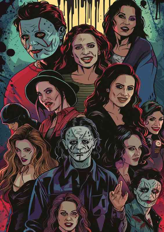 Horror movie characters Freddy Kruger and co | Di-Bond