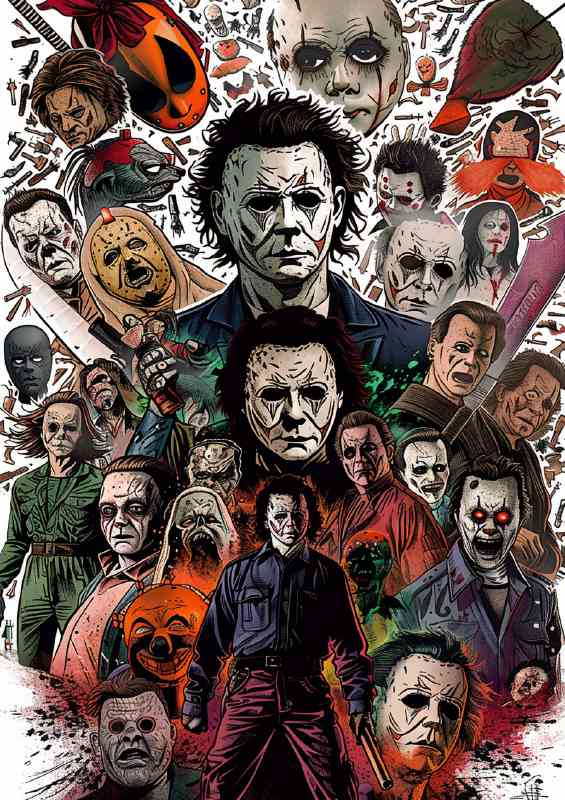 Iconic horror movie michael myers | Di-Bond