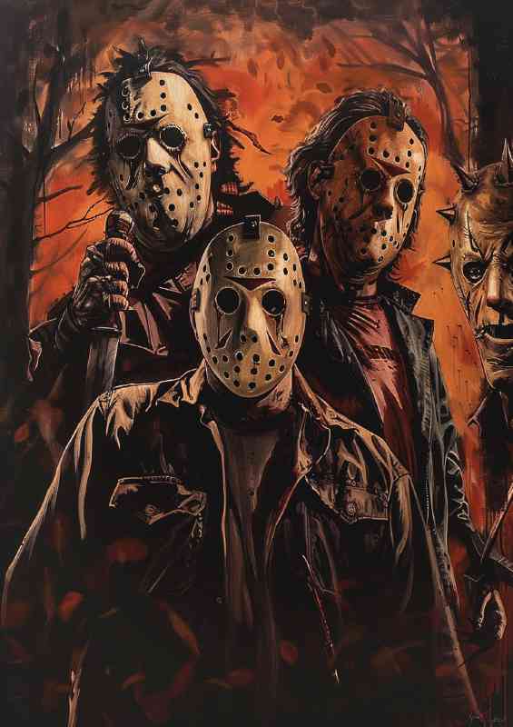 Michael Myers masked horroe friday 13th | Poster