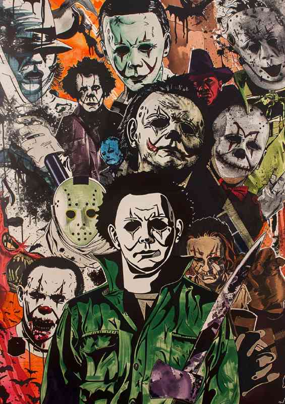 Movie characters Including horror masks | Di-Bond