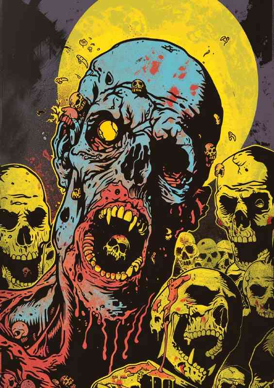 Movie posters skulls full moon | Poster