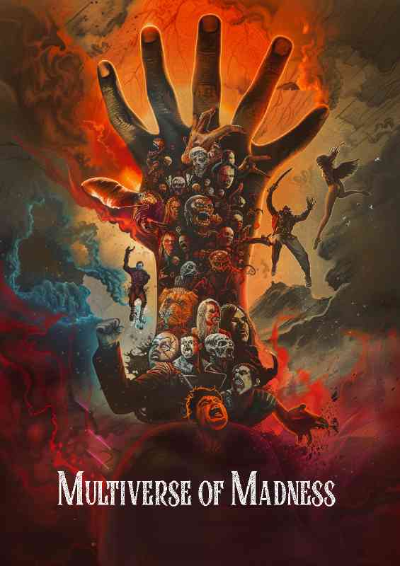 Movies film horror multiverse of madness | Metal Poster