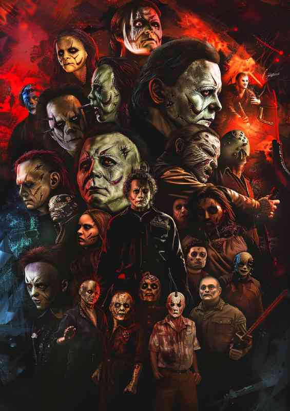 Nightmare horror movie characters | Canvas