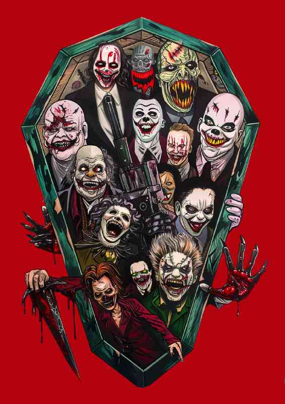 Villans horror movie characters | Canvas