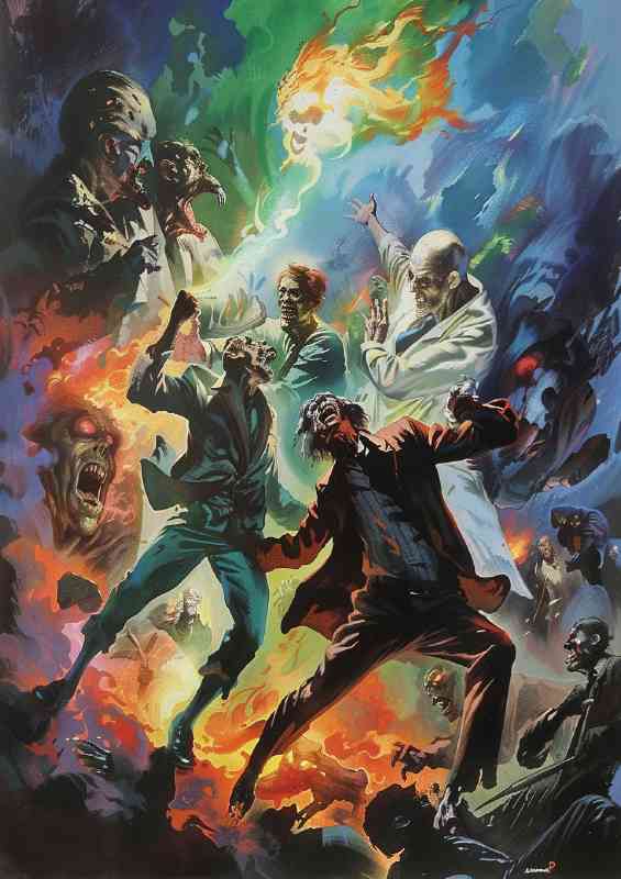Zombie monsters and witches | Di-Bond