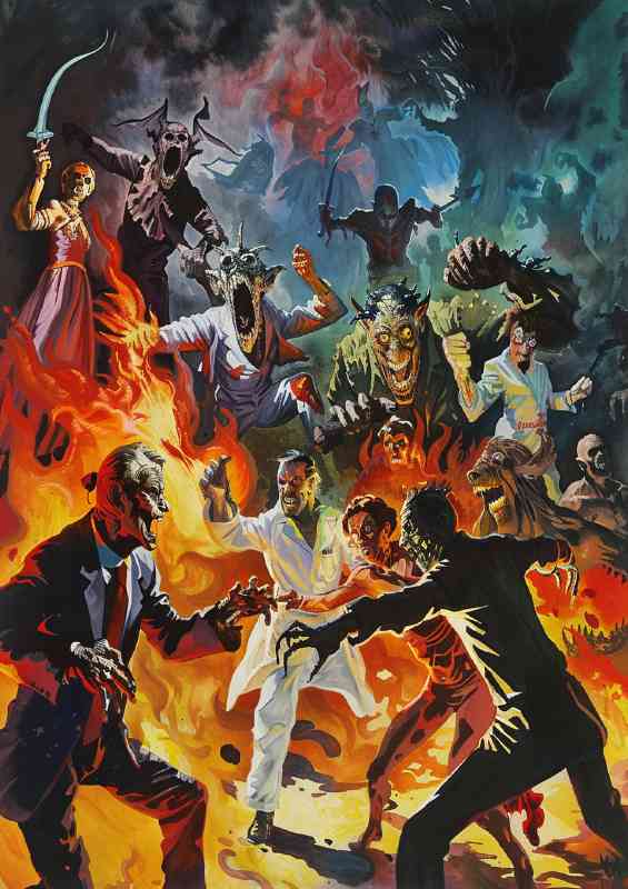 Zombie monsters zombies and witches | Poster