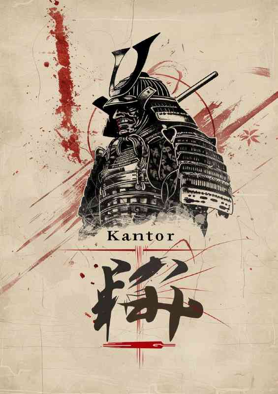 Dynamic poster Samurai art | Di-Bond