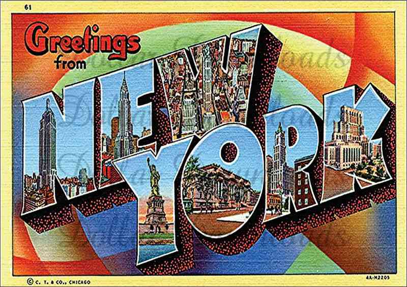 New York the tourist destination | Metal Poster