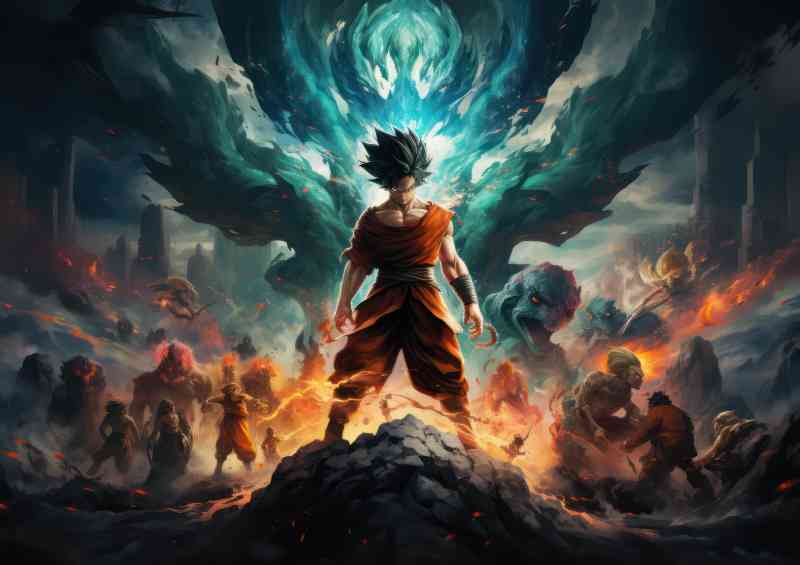 In fight and battle mode | Metal Poster