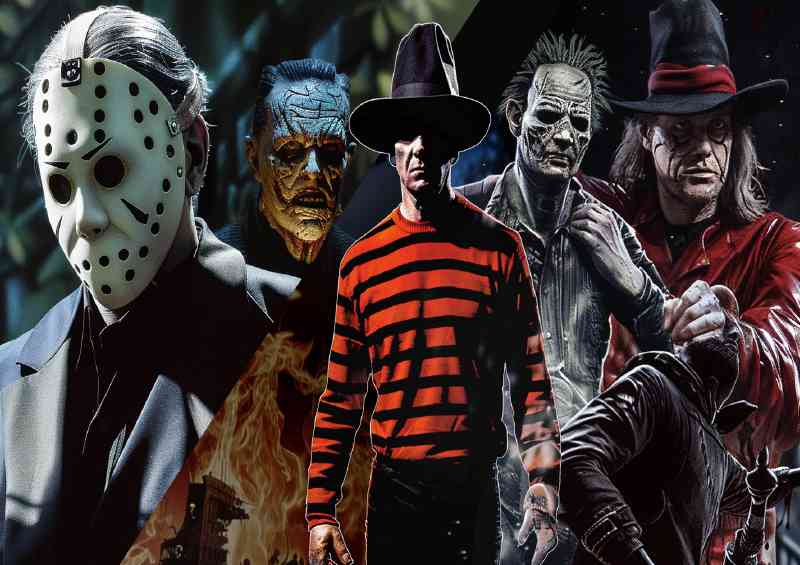 Movie characters which are the evil men | Canvas