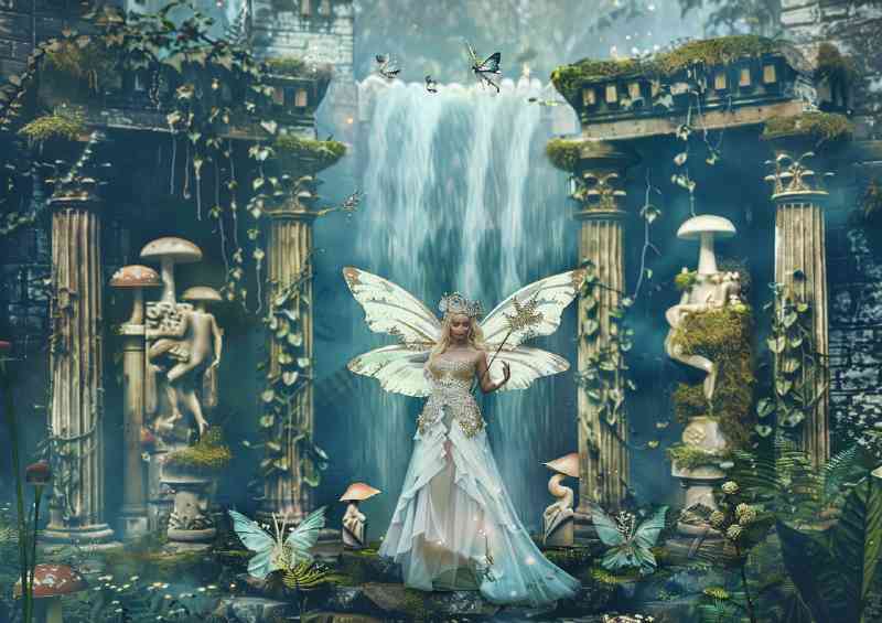 Beautiful elven fairy queen | Canvas