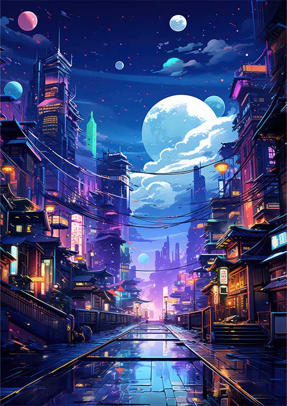 Neural Nexus Shadows | Di-Bond