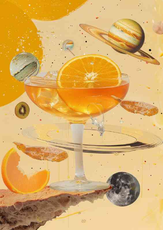 Outer space cocktail | Poster