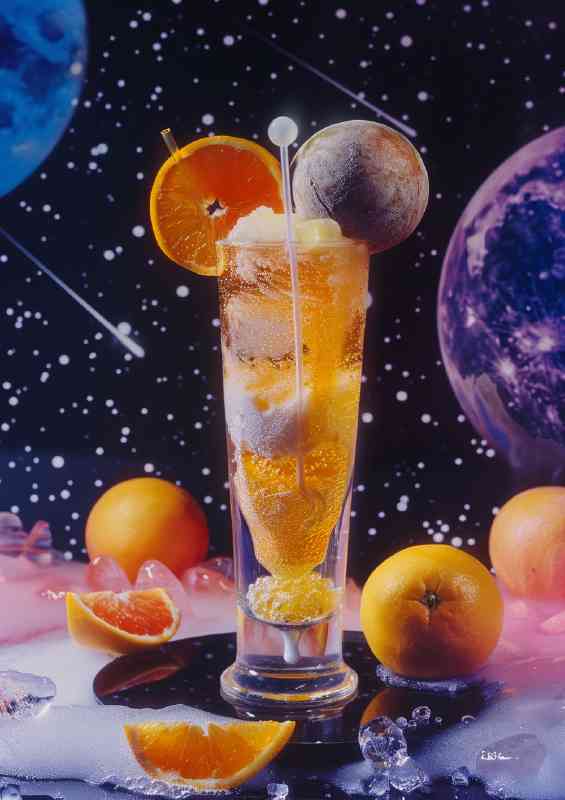 Space universe scothc on the rocks | Canvas