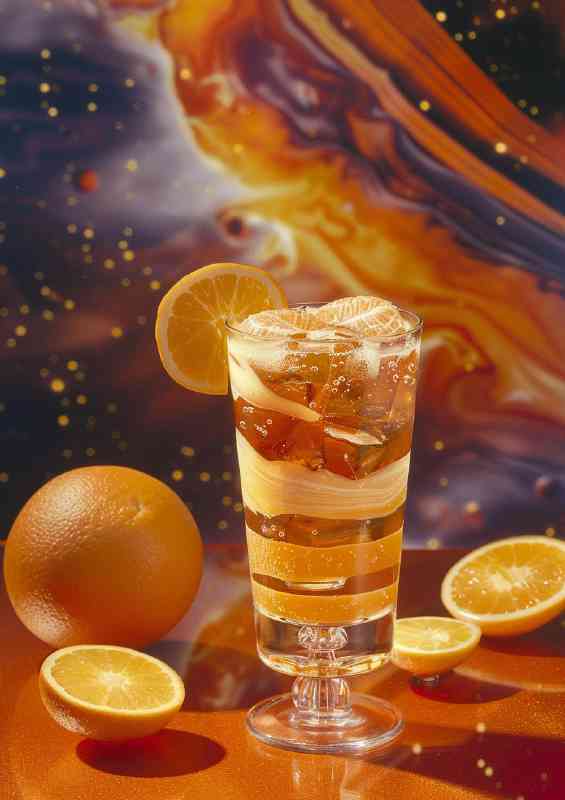 Universe scotch is a cocktail with oranges and salt | Canvas