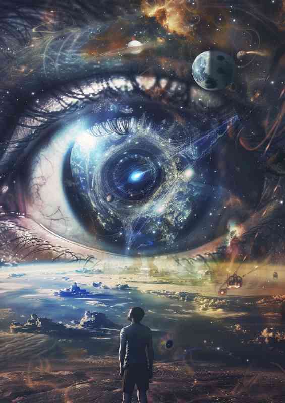 The space eye looking | Di-Bond