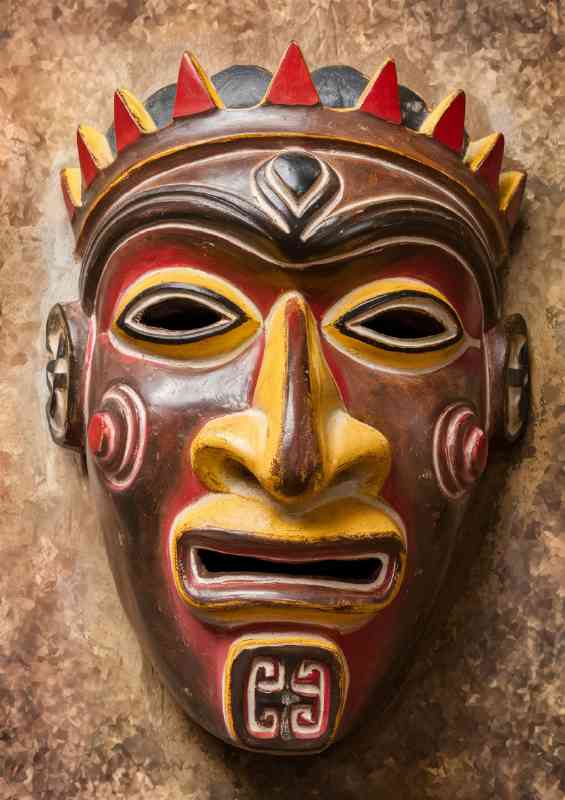 African style mask with great detail | Poster