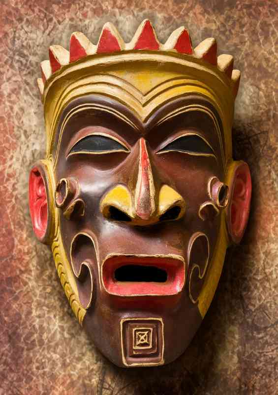 Mask with great details african style | Di-Bond