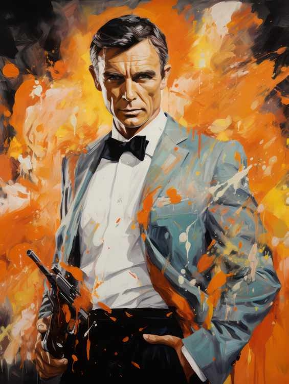 James bond Very colourful | Poster